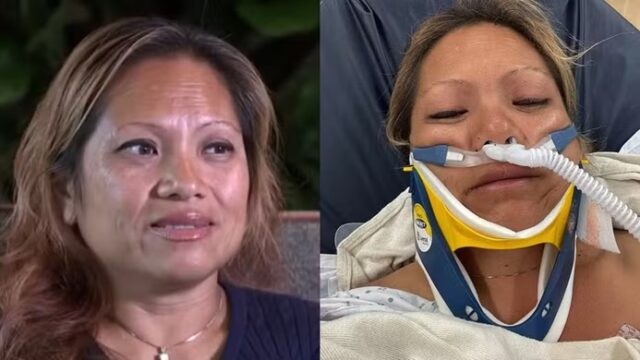Mulher é resgatada após ser arrastada por onda gigante nos EUA