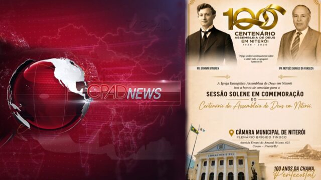 Câmara Municipal de Niterói celebra 100 anos das Assembleias de Deus