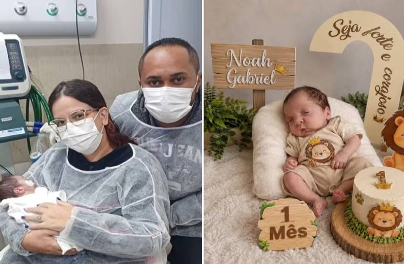 Bebê de 1 mês volta à vida após horas antes ser declarado como morto