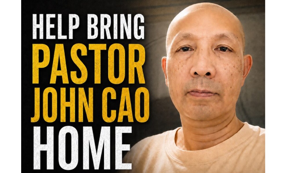 Organização promove campanha pela libertação de pastor na China