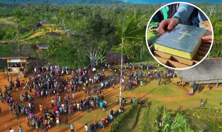 Comunidade em Papua-Nova Guiné celebra o Novo Testamento em sua própria língua